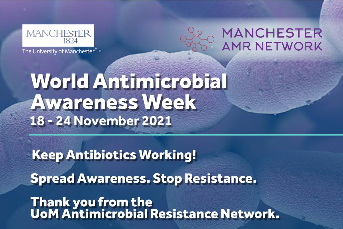 Antimicrobial Resistance Network @ UoM (@ams_uom) on Twitter photo In this month's blog we hear from <a href="/roger_manc/">Roger Harrison</a> about the role that education can play in raising awareness of antimicrobial resistance, and mark #WorldAntimicrobialAwarenessWeek with a series of
<a href="/OfficialUoM/">The University of Manchester</a> events across the coming week
sites.manchester.ac.uk/antimicrobial-… In this month's blog we hear from <a href="/roger_manc/">Roger Harrison</a> about the role that education can play in raising awareness of antimicrobial resistance, and mark #WorldAntimicrobialAwarenessWeek with a series of
<a href="/OfficialUoM/">The University of Manchester</a> events across the coming week
sites.manchester.ac.uk/antimicrobial-…