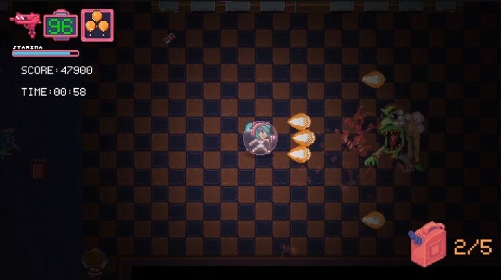 lulu_pass's tweet image. Conheça Bubblegum Zombie Hunter, é um jogo de atirador duplo com atitude moleca.

Link:projectlevel.itch.io/bubblegum-zomb…

#BubblegumZombieHunter #ProjectLevel #LuluGamePass #indie #indiedev #GameDev #TwinShooter #horror #Colorful #Cute #Itchio #PixelArt #Zombies #SinglePlayer