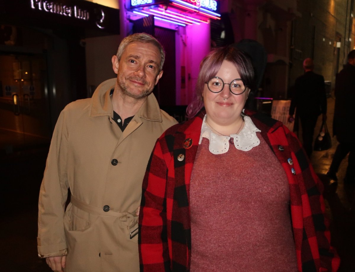 Reunited with this one ! 🥰 Martin Freeman ! 🤩