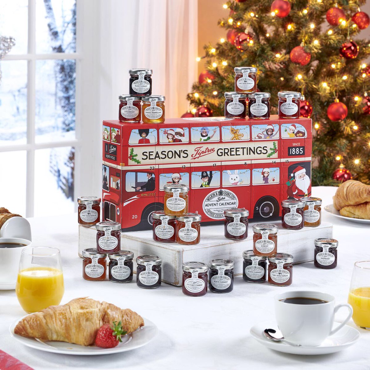 tiptree's tweet photo. Our Tiptree Bus Jam Advent Calendar is available from our website and our Amazon brand store. Find the links here https://t.co/eTf9YFCUQt For a chance to WIN a Tiptree Bus Jam Advent Calendar LIKE &amp; RETWEET this post! Winner picked 22/11/21 UK address only https://t.co/CxZHkPi6gm