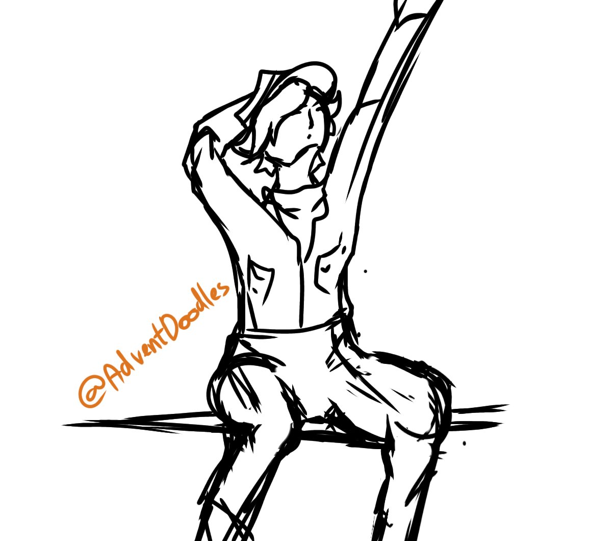 AdventDoodles's tweet photo. ~ 8 ~ Mhmm tired lad totally no thicc thighs #cookierun https://t.co/ombbfMxt1R