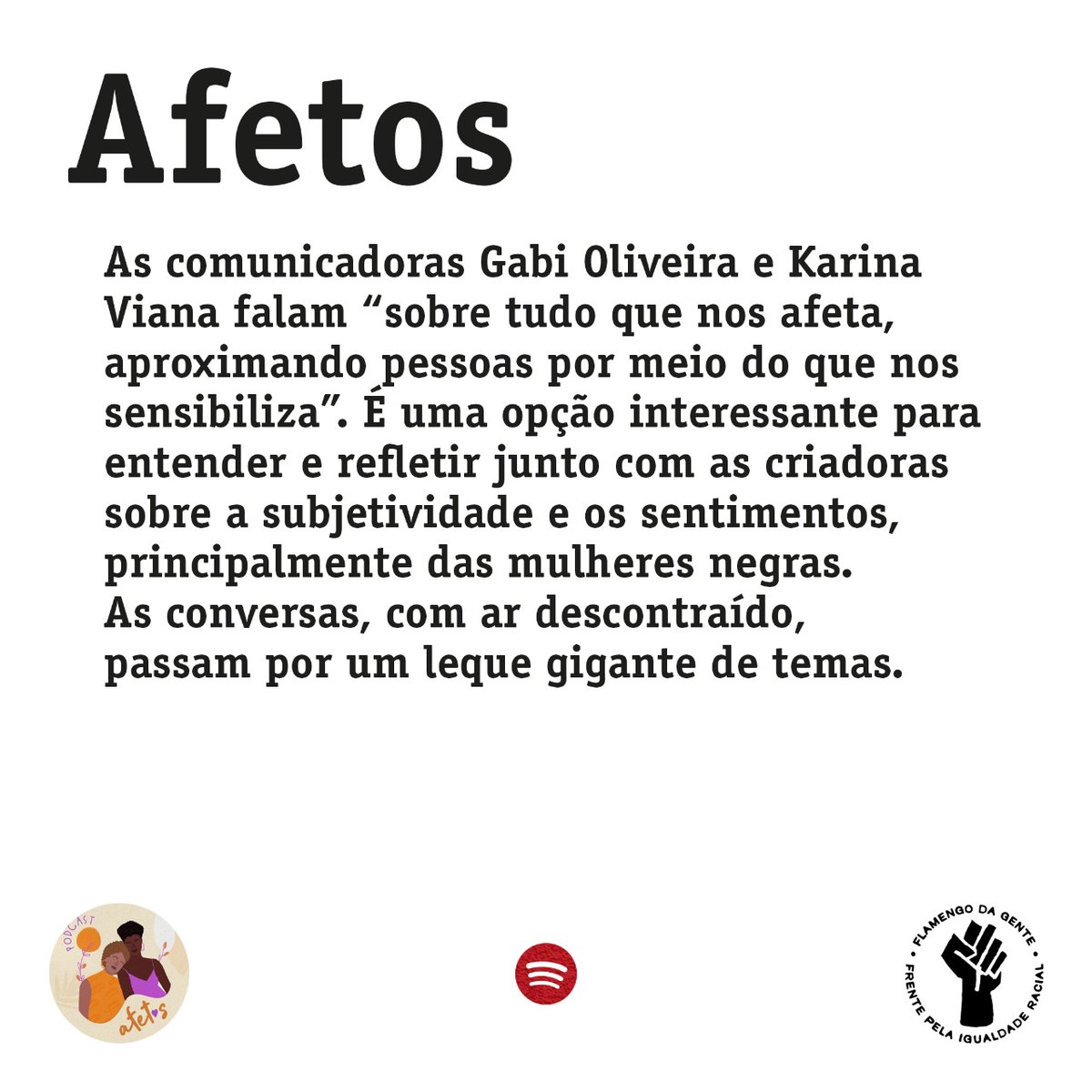 Combater o racismo é também dar voz ao povo preto.

Há muito a ser dito e há muitos de nós trabalhando para que nossas vozes nunca mais sejam silenciadas.

Que tal começar por esses aqui? (2/2)