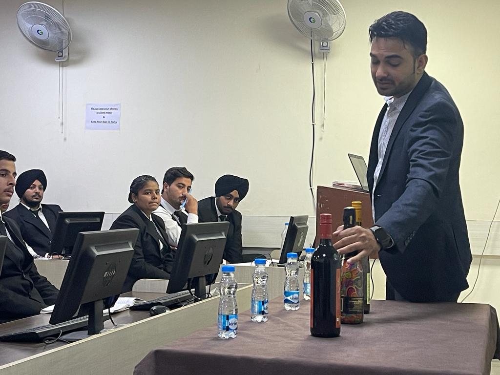 dcj_official's tweet photo. PG Department of Tourism &amp; Hotel Management , Doaba College organized Wine Symposium by Sula Wines for students of BTHM.
#DoabaCollegeJalandhar #BTHM #PrincipalPardeepBhandari https://t.co/LMHZOKZQyJ