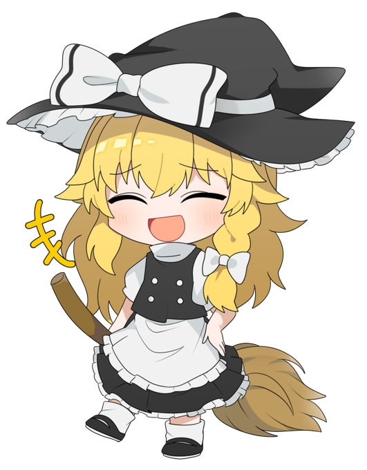 魔理沙の立ち絵のtwitterイラスト検索結果
