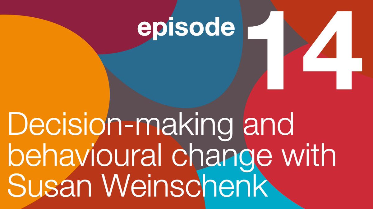 Understanding decision making in the workplace is almost like the holy grail. Susan Weinschenk cracks this open in ep14

A key episode in the series and one to listen to here - re-thinkingthehumanfactor.com/podcast/decisi…

#infosec #educationawareness