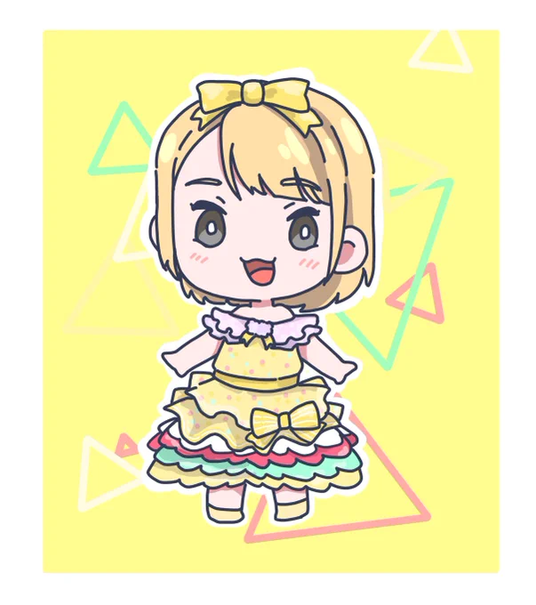 AZALEAのユニット対抗戦優勝記念衣装を着たきんちゃんー! 