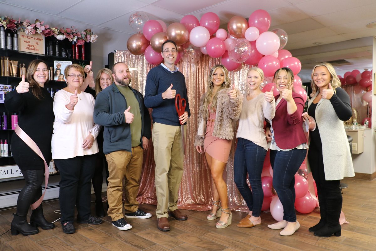 NorthNJChamber's tweet photo. The #northjerseychamberofcommerce loves celebrating new business in #northjerseychamber

Special thanks to Bloomingdale Councilman John Graziano for officiating the #ribboncutting ceremony last night with Owner Jessica and her team of stylists. https://t.co/05MR1d4Td0
