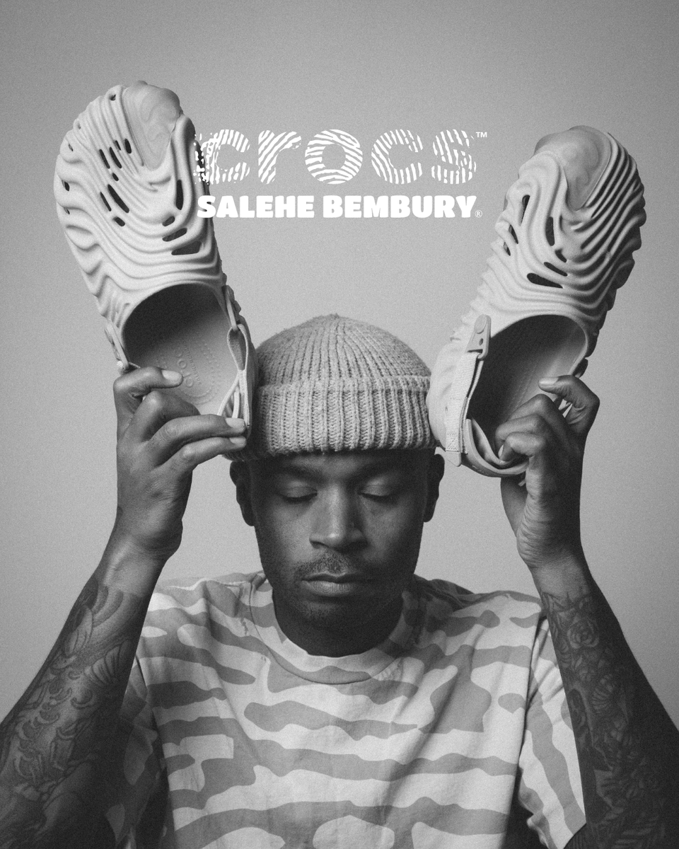 Crocs's tweet photo. The Crocs Pollex Clog by Salehe Bembury Drops 12.14.21 on https://t.co/x8zWOVsBj8. https://t.co/3eOgOlAmko