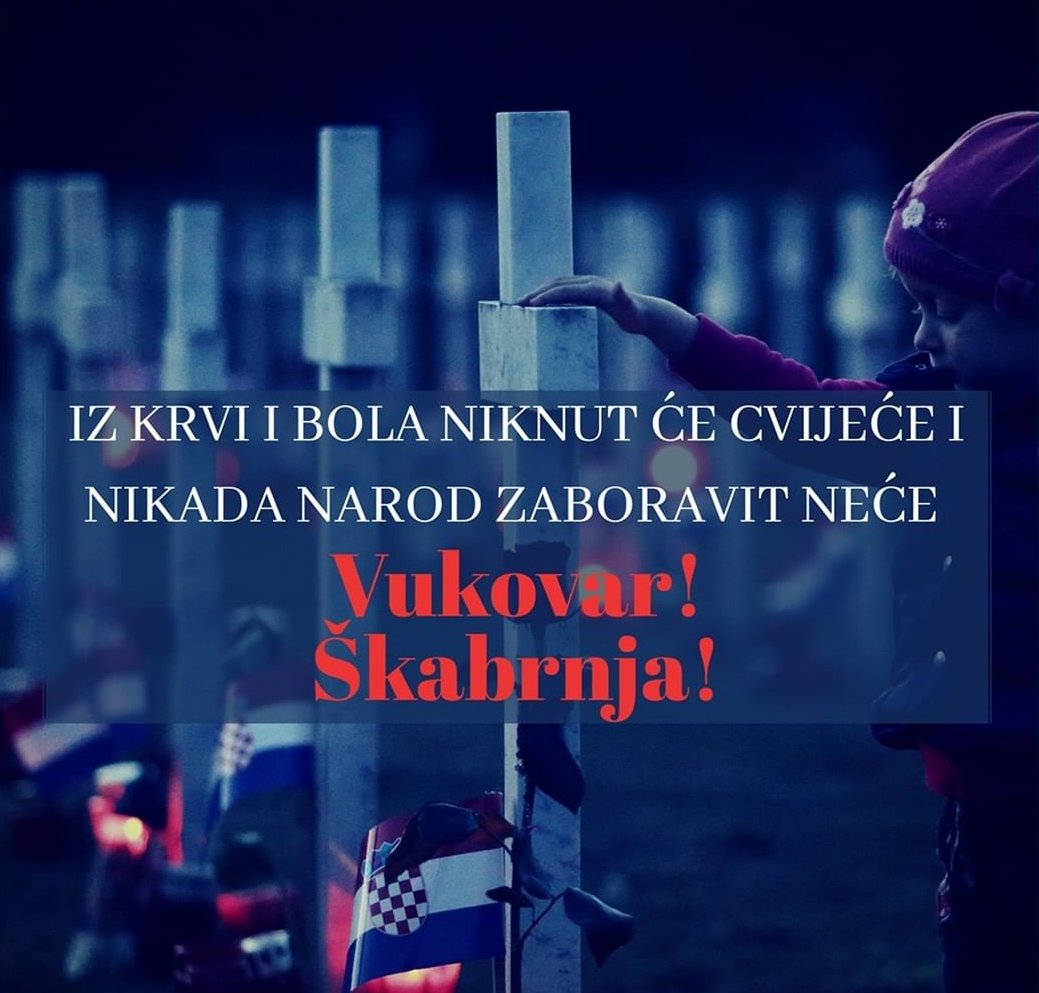 GordFord8's tweet photo. 30 godina od herojske obrane Vukovara i Škabrnje. 😎🙏❤️🇭🇷 https://t.co/nJUmiIOtOe