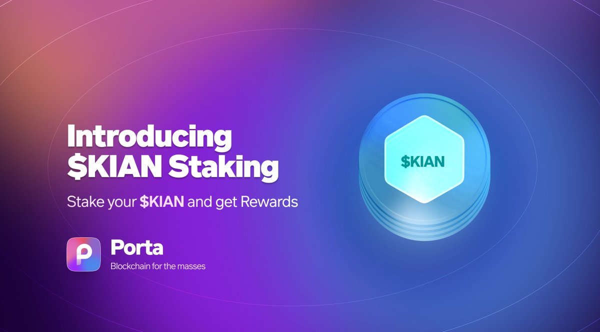 portanetwork_'s tweet photo. $KIAN staking is now live!

https://t.co/kLYDU4Ue75 https://t.co/v4kote5IrJ