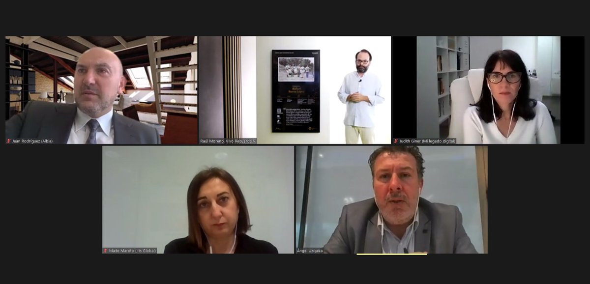JudithGiner's tweet photo. Hoy he participado en la mesa redonda de expertos en #decesos, hablando de nuestras aportaciones al mundo #insurtech y #funertech.
El reto con los productos digitales es mantener el componente emocional necesario. @santalucia_imp @SomosTuilli @MiLegadoDigital https://t.co/f5XJOFK2RT