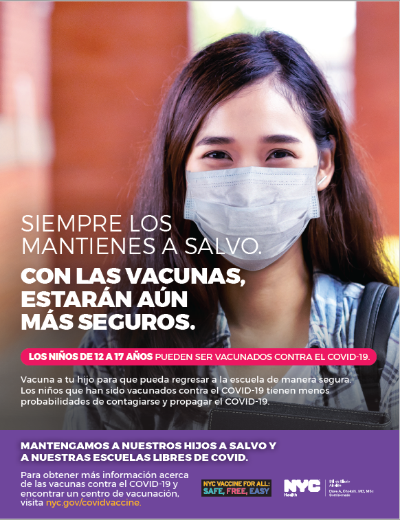 NYDISnet's tweet photo. @nycHealthy : "Las vacunas evitarán que se enferme y vaya al hospital. ¿Quién querría perderse estas vacaciones a causa del virus?"
.
Aprende más: https://t.co/fIgU7MRubV
.
.
#LaVacunaParaTodas #hispanicfederation #NYCvaccination #vaccineequity #getvaccinatedny #vaccinesforall https://t.co/Rj6UTMNDXN