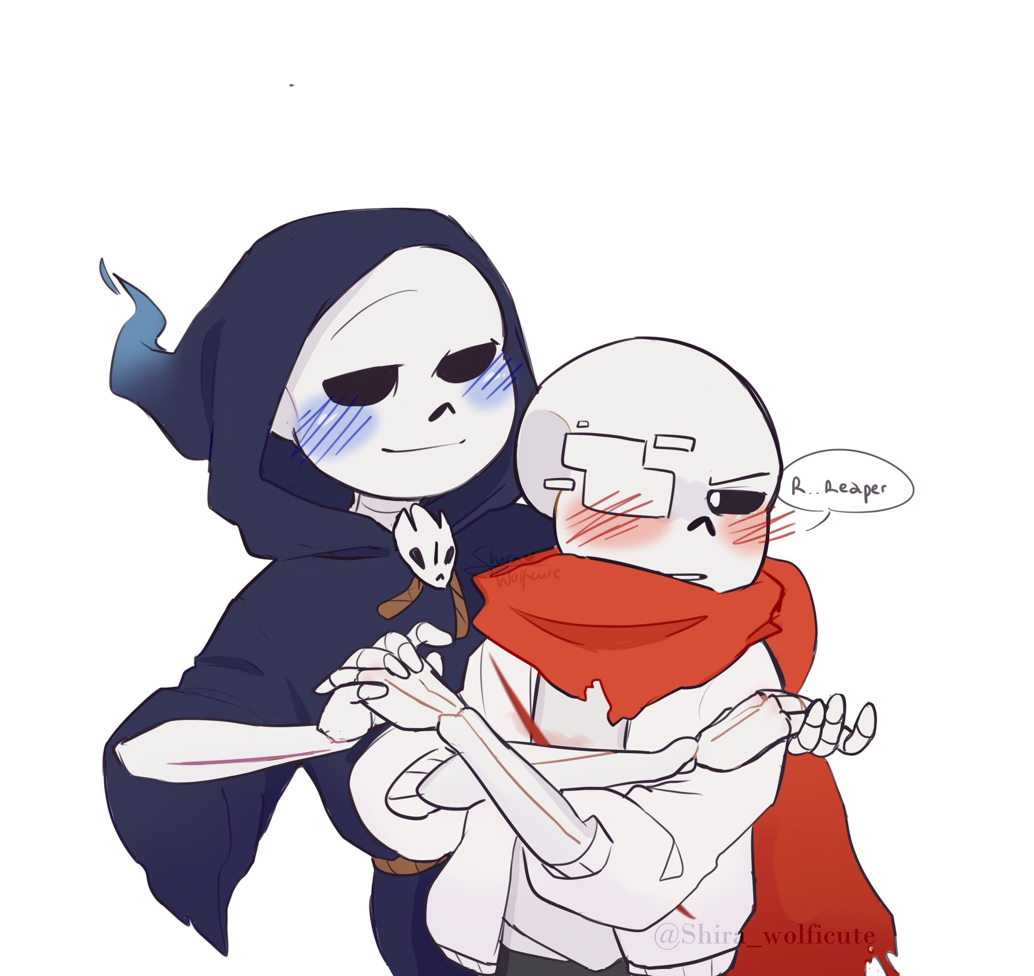 Yukiphobia — Reaper and Geno. They like each other.