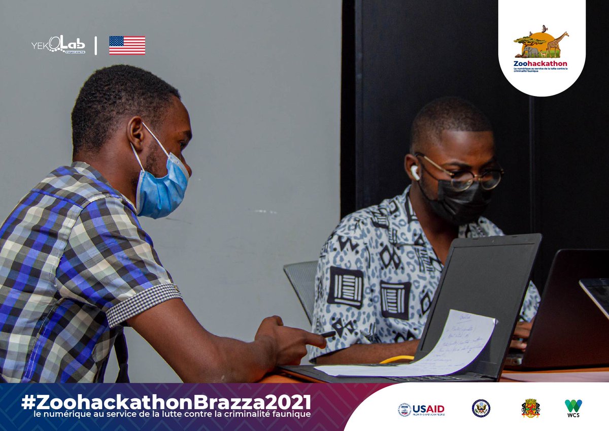 #ZoohackathonBrazza2021 | JOUR 1 
C'est déjà l'heure du code. Nos équipes sont en place pour transformer leurs idées et en solutions concrètes. 
<a href="/USEmbassyBrazza/">m</a>