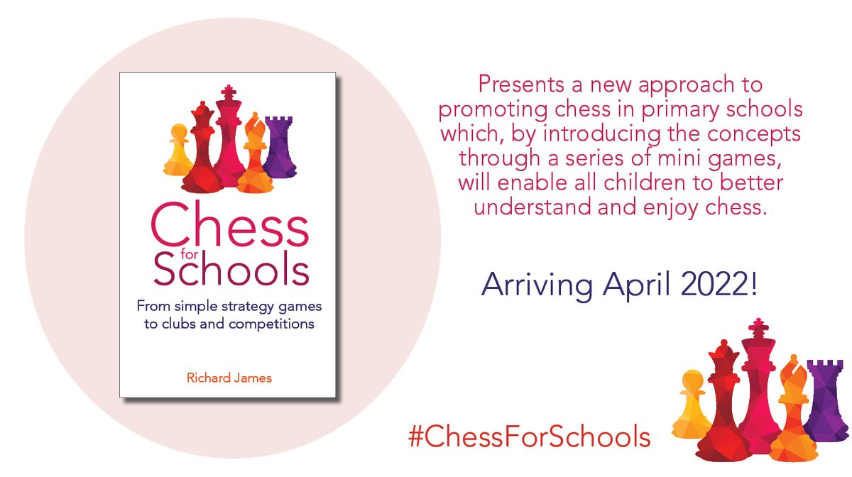 CrownHousePub's tweet image. #ChessForSchools by @chesstutor is coming April 2022! ♟

An ideal resource for primary and secondary school teachers wanting to introduce their pupils to #chess. 

Find out more and join the waitlist: crownhouse.co.uk/chess-for-scho….