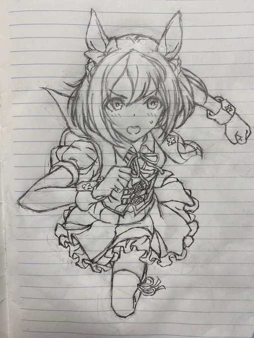 アマプラでウマ娘全部見て、今更ハマりまくりました😂✨ゲームもしてみたいなぁ⭐︎
スペちゃんを模写してみました💡
#ウマ娘
#スペシャルウィーク
#模写
#イラスト
#お絵描き好きな人と繋がりたい 