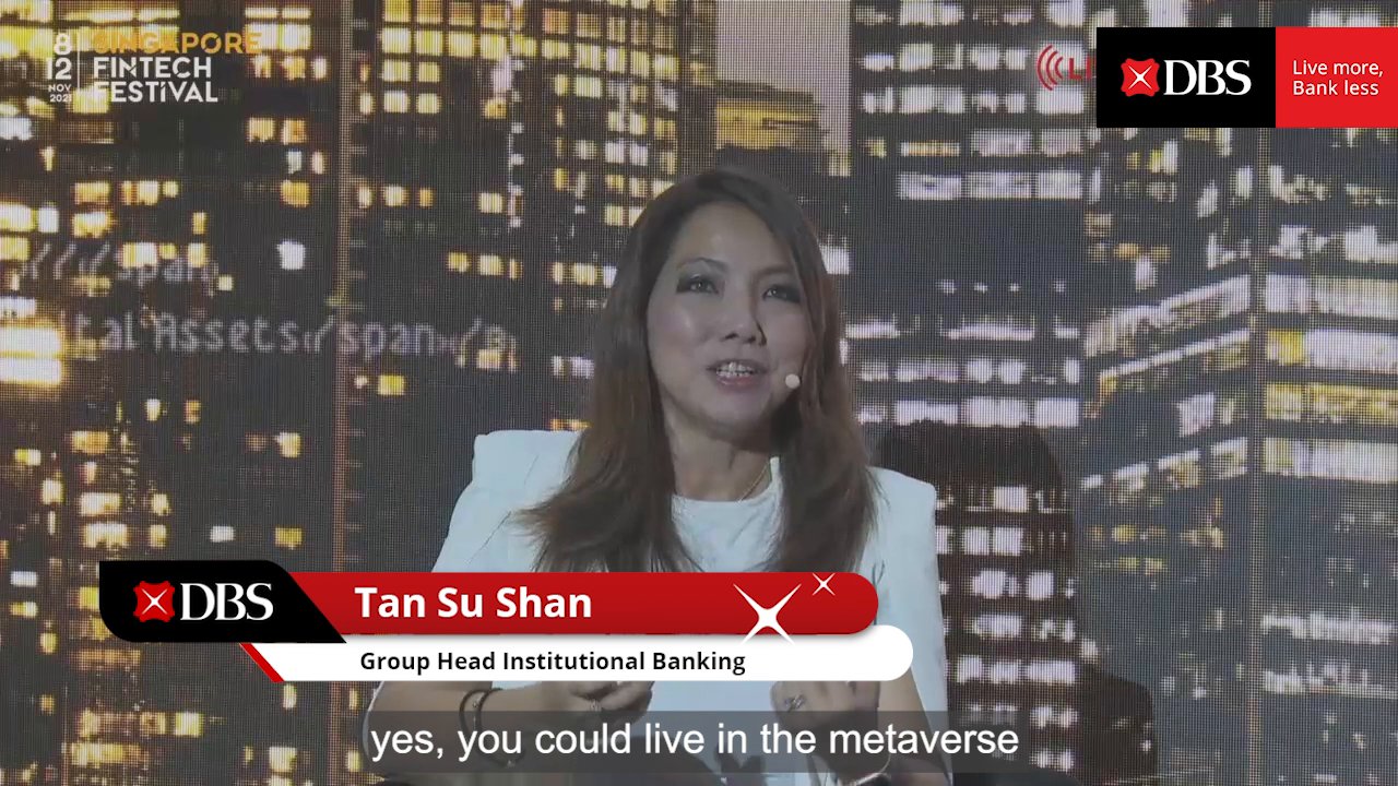 DBS Bank on X: Are our physical and virtual beings truly fungible? How  do we toggle between our physical and virtual selves? Tan Su Shan, Group  Head of Institutional Banking, DBS, talks
