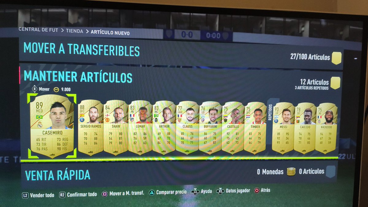 Día 7372516 desde que soy jugador de FIFA. 

Porfin me sale algo en un sobre 👍