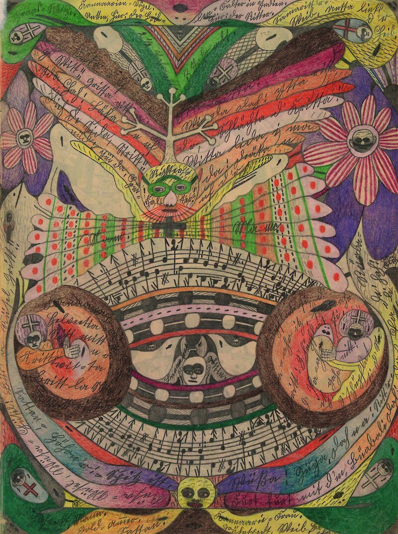 xe0_xeo's tweet photo. Various Outsider art pieces by Swiss artist Adolf Wölfli https://t.co/ZezlbXcjdR