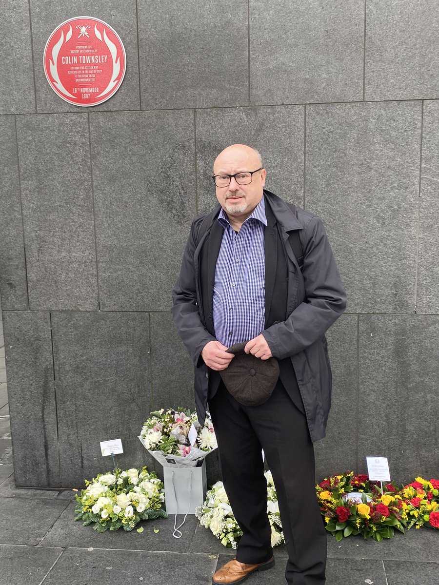 grahamemorris's tweet photo. @MattWrack @fbunational Respects to the family and friends of firefighter Colin Townsley who lost his life trying to save others in the Kings Cross station fire on this day in 1987 👨‍🚒 🚒#WeRemember @fbunational @FBUDurham @FBUDURHAM1 @fburegion3 https://t.co/keDOhqA8B0