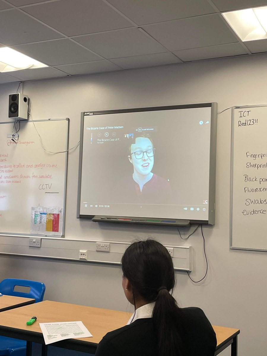 My teacher mate doing forensic science spreading the good word!! Not sure how old the pupils are!? 😂 <a href="/that_chapter/">That Chapter</a>