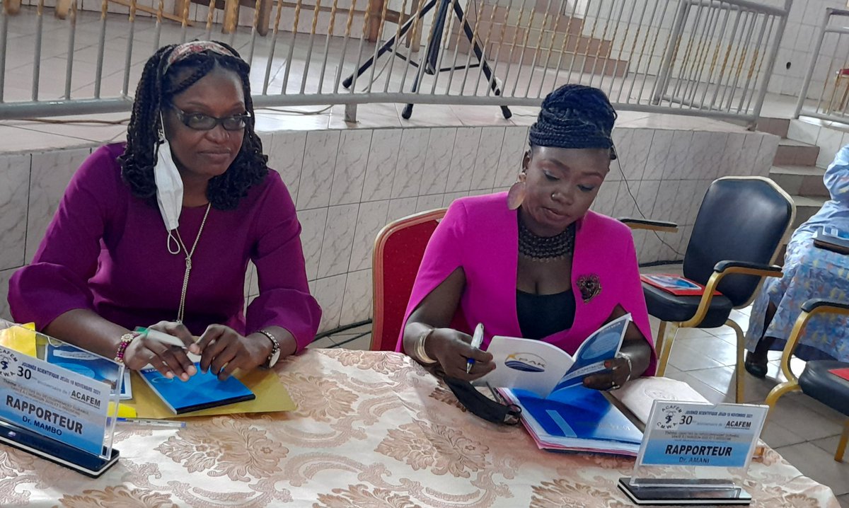 Dr_Adidja_AMANI's tweet photo. Dr Tony et moi même étions rapporteurs de la leçon inaugurale !
#trentenaire #ACAFEM https://t.co/ZsiRzgBhN6