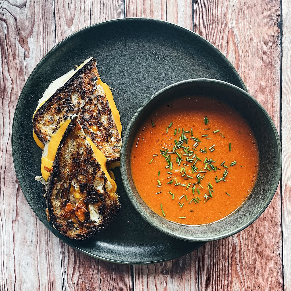 Did you know the earliest archaeological evidence for the consumption of soup dates back to 6000 BC?! It's a must for every culture!

This is some super delicious tomato soup from @sunnybowlschi please go check them out!

#sweaterweather