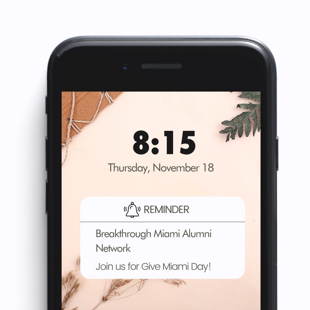 Breakthrough Miami Alumni Network tweet media
