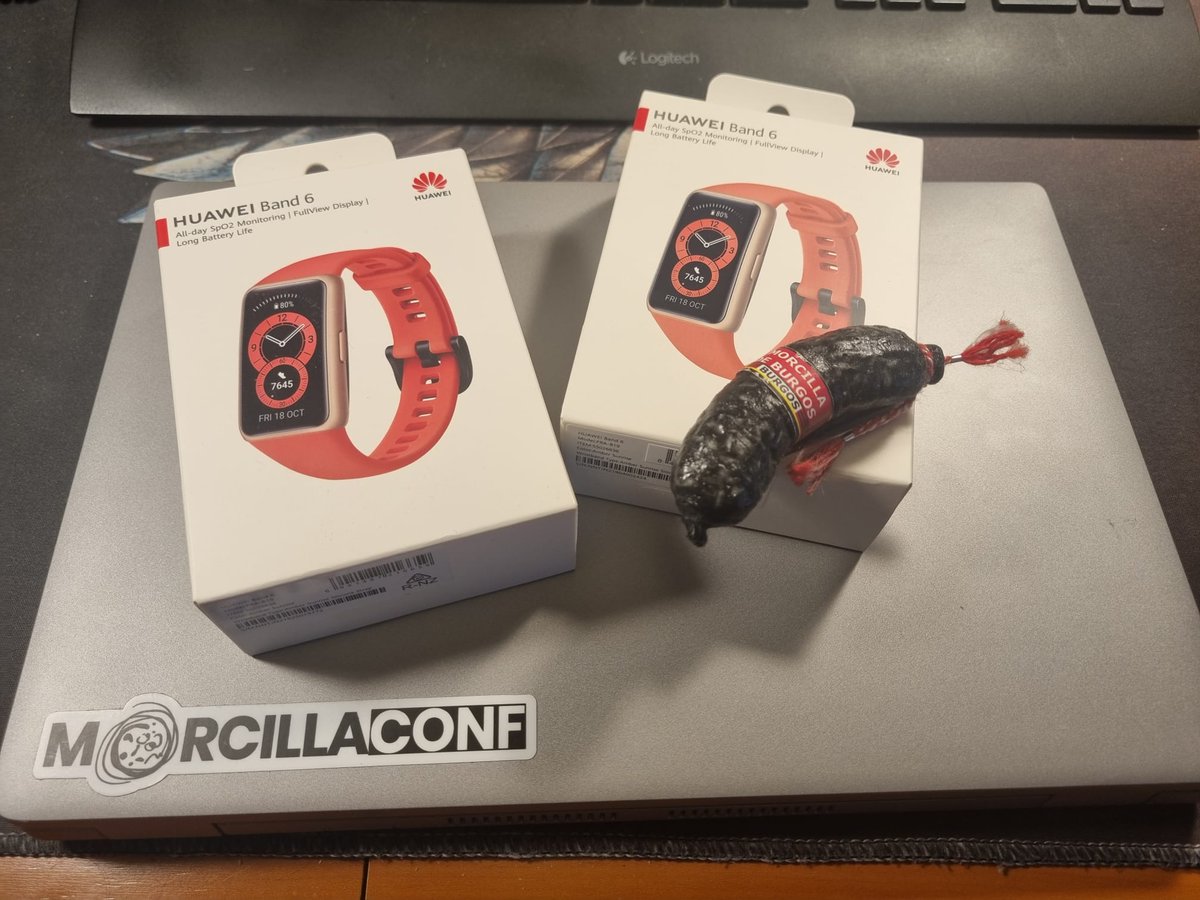 Poco hemos hablado de sorteos pero... ¡A primera hora del sábado uno de vosotros se lo va a llevar puesto! Y el resto lo sabréis durante el evento😎
Cortesía de nuestros amigos de <a href="/HuaweiSpain/">Huawei España</a> <a href="/HdgSpain/">HDG Spain</a> 

➡️morcillaconf.es