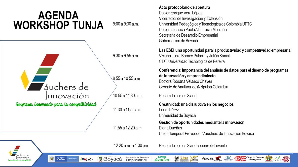 IGinnoa's tweet photo. #Hoy  | En el @CConvencionesTu se desarrollará la Jornada de Innovación y Workshop del Proyecto Váucher de Innovación, allí vas a encontrar los resultados de innovación de las empresas beneficiarias. Te estamos esperando, disfruta las conferencias especialmente diseñadas para ti https://t.co/1nPQiM3o7E