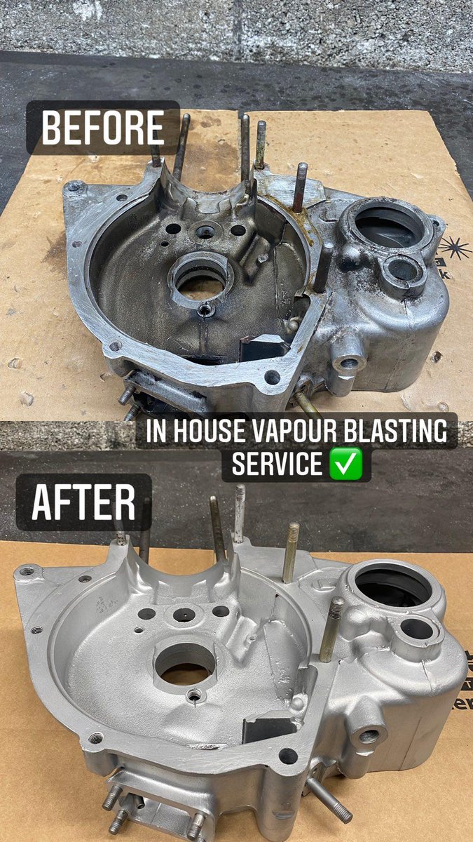 lasermasterLtd's tweet image. Throw back Thursday- to some vapour blasting we did a while ago!!
#vapourblasting #aquablasting #softfinish #Lasermasterltd #cornwall #clean #ThrowbackThursday