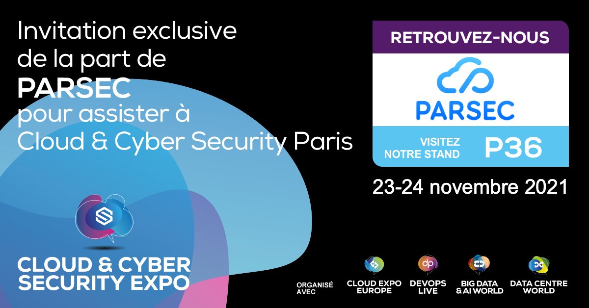PARSEC (@parsecscille) on Twitter photo 🚩Vous pouvez encore vous inscrire via le lien ci-dessous
👉🏼lnkd.in/dZDfqjkS
Hâte de vous retrouver sur ce dernier salon de l'année <a href="/CCSE_Paris/">Cloud & Cyber Security Expo Paris</a>
#cybersecurity #paris #cloud 🚩Vous pouvez encore vous inscrire via le lien ci-dessous
👉🏼lnkd.in/dZDfqjkS
Hâte de vous retrouver sur ce dernier salon de l'année <a href="/CCSE_Paris/">Cloud & Cyber Security Expo Paris</a>
#cybersecurity #paris #cloud
