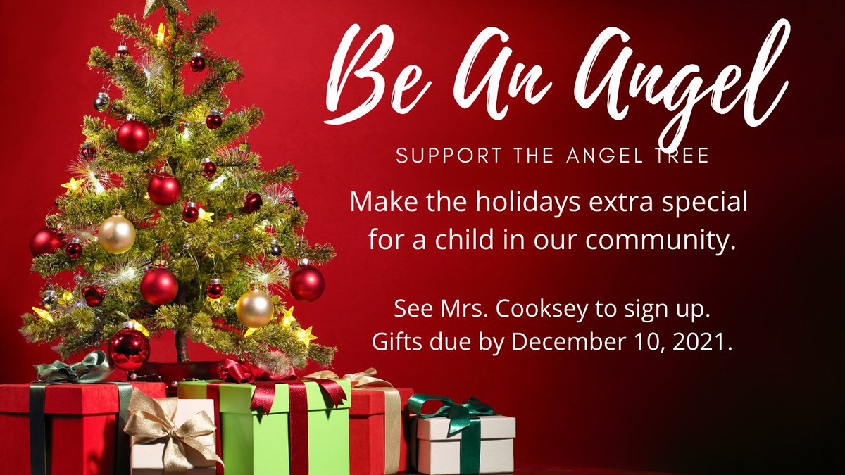 StedsSA's tweet photo. Giving is always better than receiving - continue the long and wonderful #PirateTradition of the Angel Tree.  Sign up in the library with Mrs. Cooksey. @StEdsVero https://t.co/AprbHBNIqp
