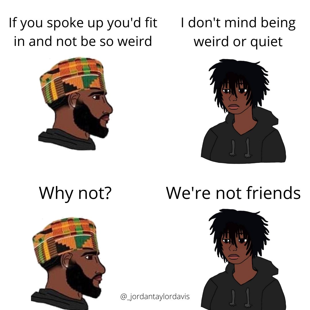 _JordanTaylorD's tweet photo. ๐ฅ๐ฅ๐ฅ We're not friends ๐คฃ๐คฃ๐คฃ
#blerd #blerds #blerdlife #blerdproblems #blackgeek https://t.co/RFZTnJlr3F