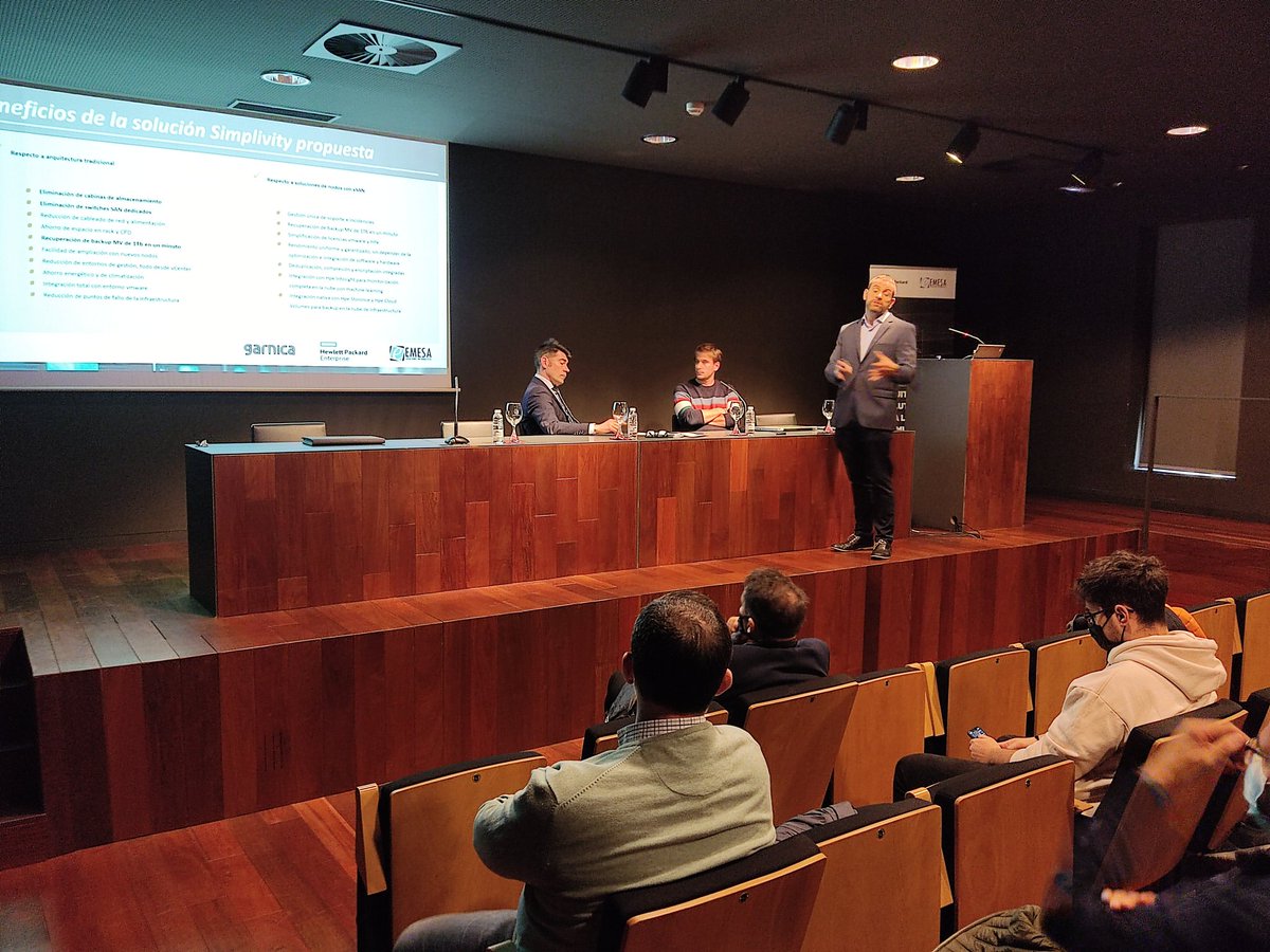 EmesaTic's tweet image. Jesús López, director técnico de EMESA, revela los grandes beneficios de la solución #SimpliVity @HPE_SimpliVity #casoexito de Grupo Garnica