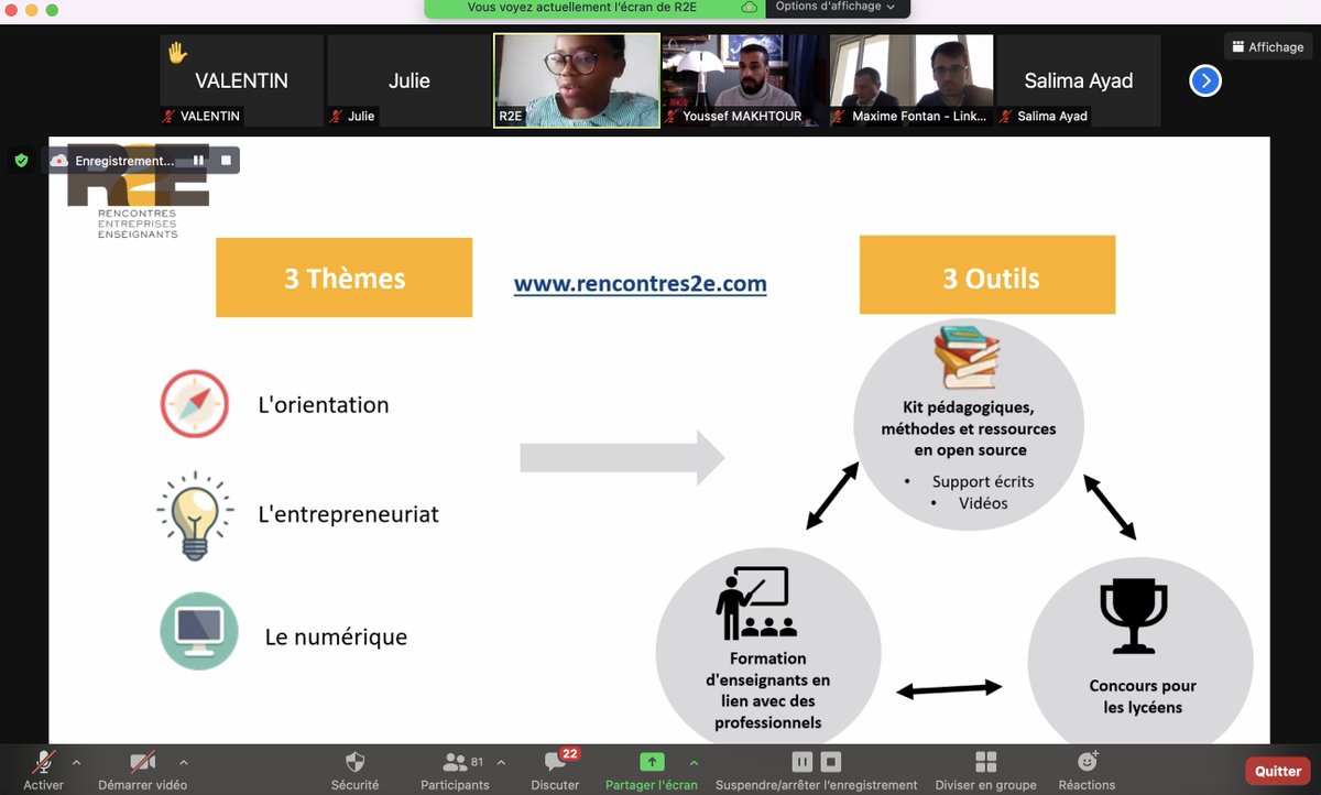 Rencontres2e's tweet photo. C'est parti pour #R2Eformation Mon réseau Pro ! 2h de visioconférence pour nos #enseignants sur la création d'un réseau professionnel avec l'intervention de @Soumasro, Youssef Makhtour, @maxime_fontan et Philippe Gerbelot Barrillon de @linkedin.
@HachetteEduc @iledefrance #cefpep https://t.co/5rCpiz9lHR