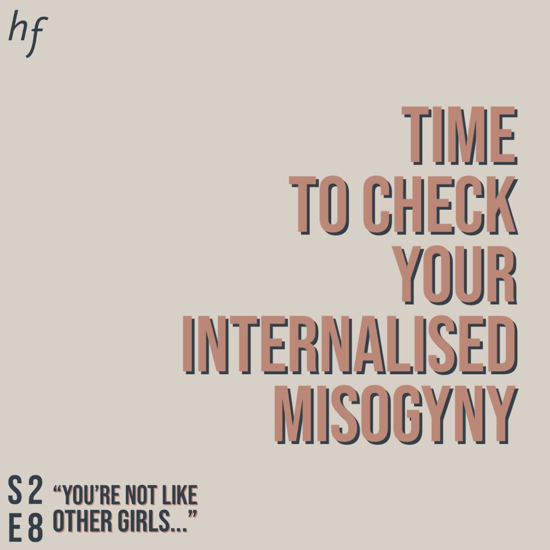 You have internalised misogyny. And so do we! In S2E8, we discussed internalised misogyny. You’re not a ‘bad feminist’ for it. It’s important to acknowledge it, learn from it and move on. Not sure what internalised misogyny is or need some help checking yours? Tune in to S2E8.