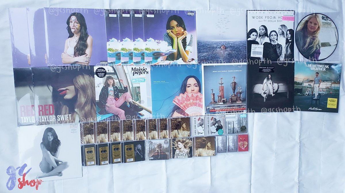 gcshop_th's tweet photo. Newly update items ✨ #sgcshopth Thank you for shopping 💕
#halsey #shawnmendes #vinyl #taylorswift #billieeilish #ladygaga #oliviarodrigo #vinylrecords #niallhoran #halsey #selenagomez #fiftyharmony #maisiepeters https://t.co/sNHkl7aIj7