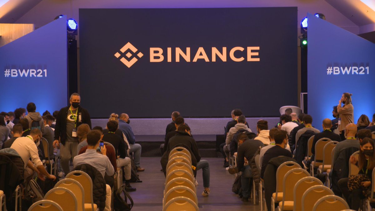 binance's tweet photo. Preparing for the #BWR21 #Binance meetup in Rome later today. https://t.co/soRFr9YJyo