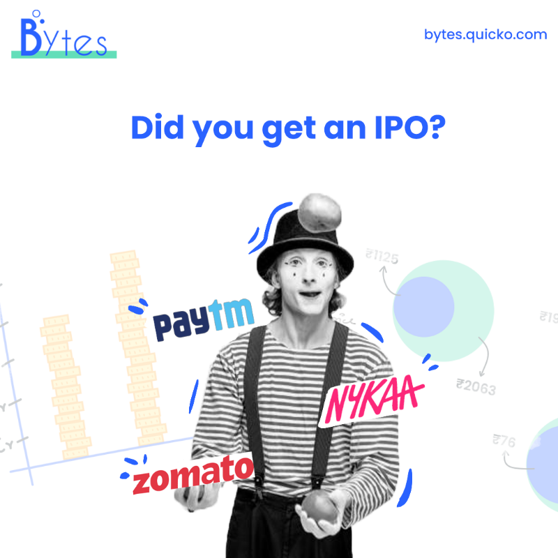 Quicko_official's tweet photo. So many IPOs, so many choices 😲

Paytm, Nykaa and Zomato, it's been a rollercoaster ride 🤞🏻

Swipe to know about the hottest facts about these IPOs in the coolest way possible 👉🏻