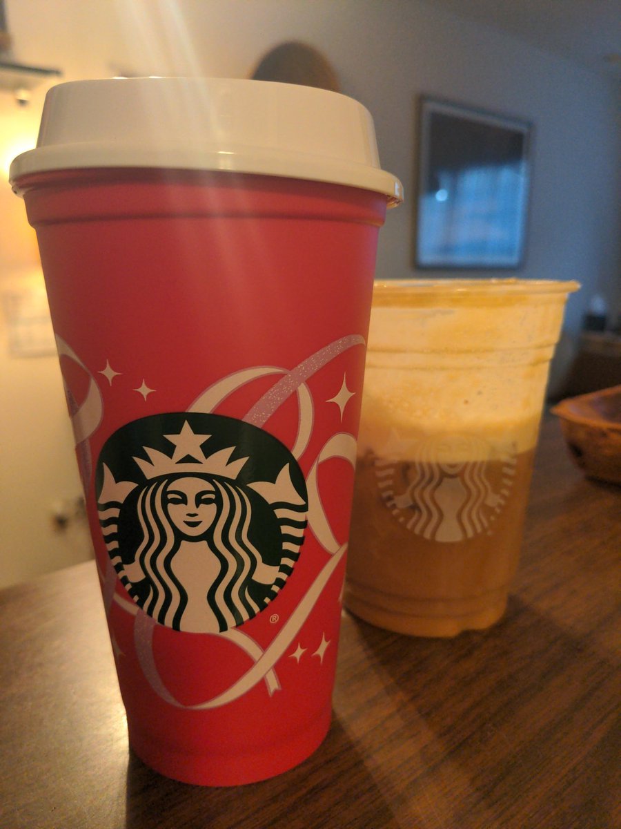 MileHigh_Texan's tweet photo. I go to @Starbucks only 3 times a year. Today I got my Holiday Red Cup with a Irish sweet cream cold brew! #HolidayCollection #starbucksredcup #basicdontcare https://t.co/HD0iGVCjk4