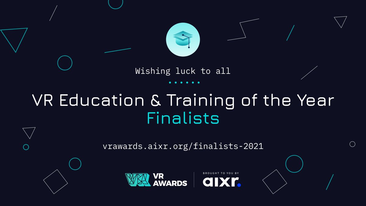 🎉Today is the day! 🎉

The 5th Annual <a href="/VRAwards/">AIXR XR Awards</a> take place TODAY at 1:30pm EST

Watch the #livestreamhere➡️bit.ly/3oEhGme  &amp; don't forget to cheer for <a href="/STUDIONORCAT/">STUDIO NORCAT</a> to be crowned the winner in the 'VR EDUCATION &amp; TRAINING OF THE YEAR' category! 

Stay tuned 👀 #VRA21