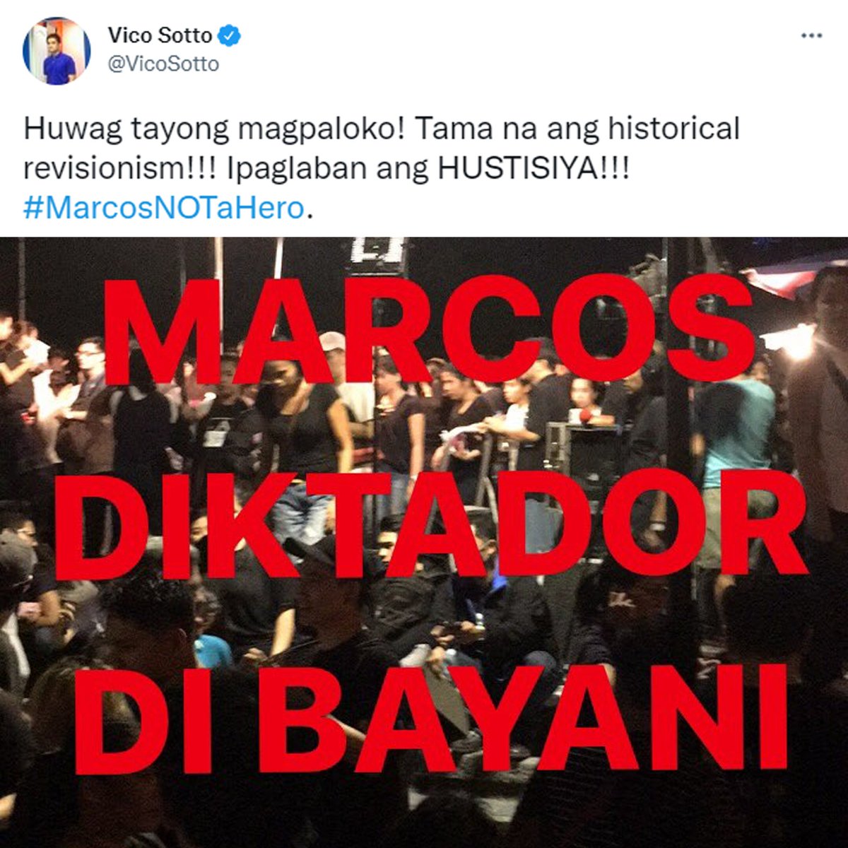 ronaldgem's tweet photo. Respect for Vico Sotto and Jake Ejercito who have stood their ground despite possibly going against their families' political stands. https://t.co/Ofc2adIHgo