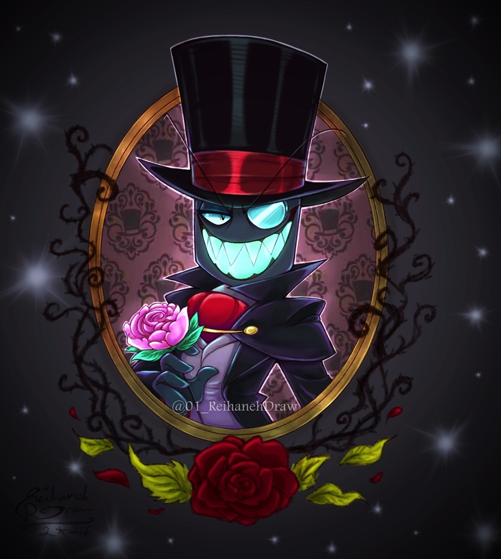 01_ReihanehDraw's tweet image. 𝒮𝒾𝓇 𝐵𝓁𝒶𝒸𝓀 𝐻𝒶𝓉🎩🌹 *:・゚✧
#villainous #Villanos #cartoonnetwork #cartoonnetworkla #Villainousfanart #Villanosfanart #VillanosCartoonNetwork #BlackHat #BlackHatvillanos #BlackHatfanart #artist #ArtistOnTwitter #art #fanart #artwork #digitalart #autodesksketchbook