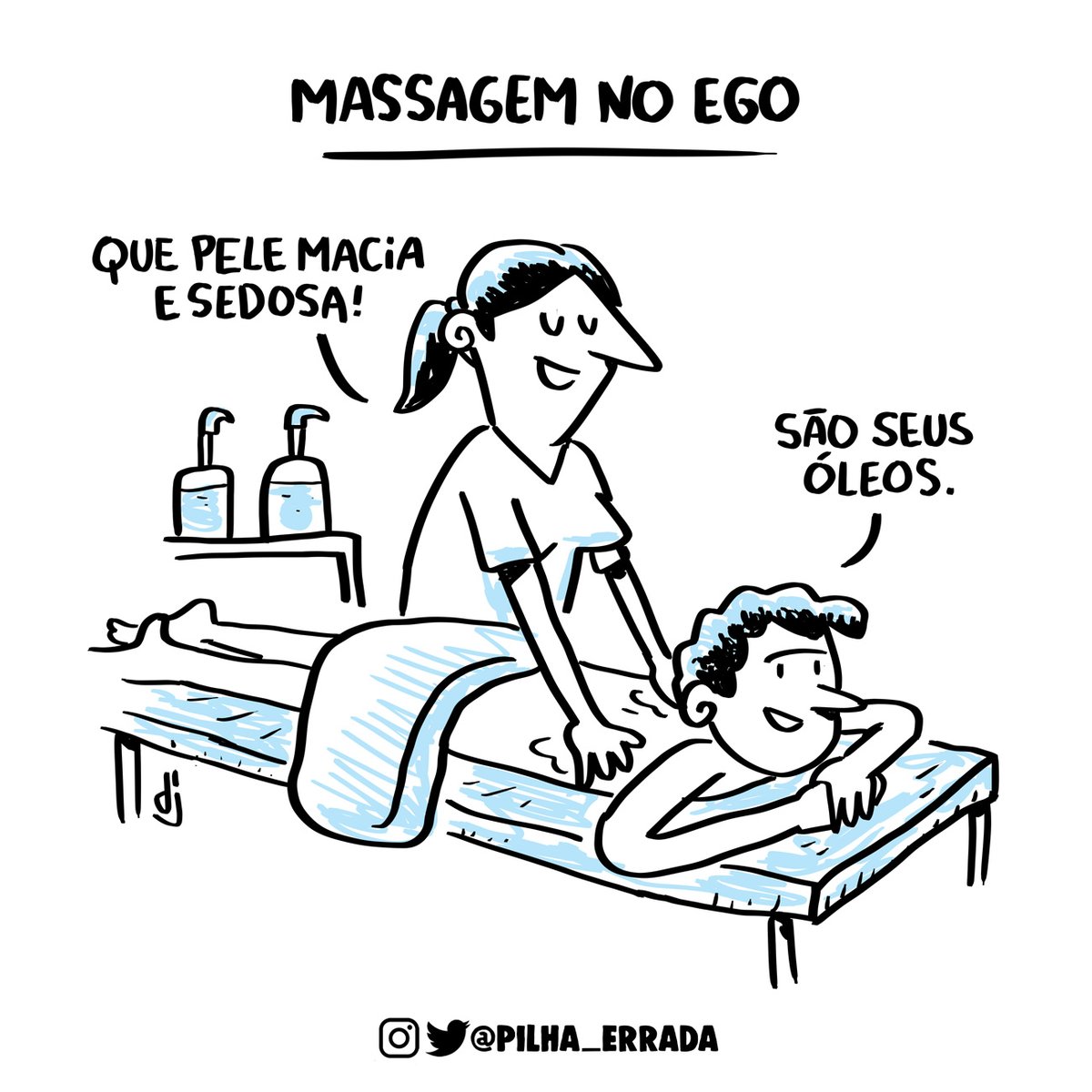 pilha_errada's tweet photo. Oi sumides.
#cartum #cartoon #cartoonart #comuc #comicart #webcomics #humor #humorbr #humorbrasil #humorbrasileiro #humorgrafico #comedia #pilhaerrada #massagem #massagemrelaxante #massagemnoego https://t.co/nO5xhQYR42