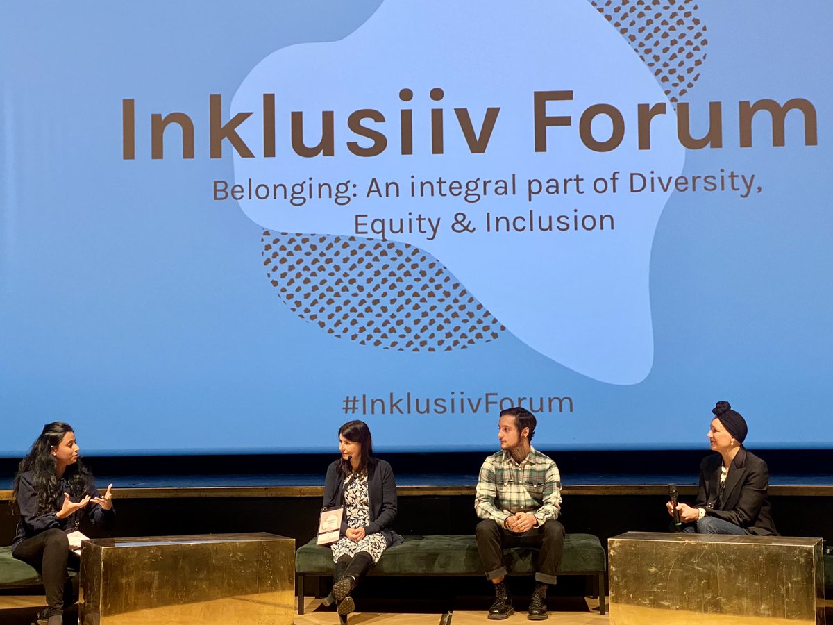 Inklusiiv Forum today. My wonderful and compassionate colleague @MinttuViitanen joined the panel to talk about how to build inclusive workplaces, despite her ongoing cancer treatment. That’s real dedication to this important topic 💜 <a href="/AccentureFI/">Accenture Finland</a> @theinklusiiv #inklusiivforum