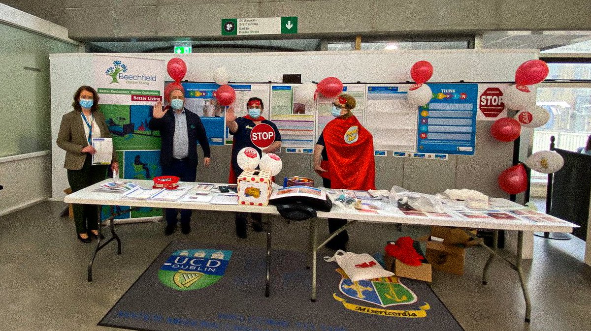 BeechfieldHC's tweet photo. For #PressureUlcerAwarenessDay we are supporting the team at the Mater Hospital as they raise awareness of the #SSKIN model
Key message - Make sure you're familiar with the #SSKIN model and remember, #ItTakesATeam #ToStopThePressure https://t.co/a2Xffis3l8
