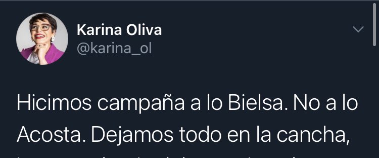 Matezamo's tweet photo. @karina_ol Tu campaña no fue ni a lo Bielsa ni a lo Acosta, fue a lo Rafael Garay, a lo Sergio Jadue… haznos un favor y renuncia. https://t.co/jlN8UayvoK