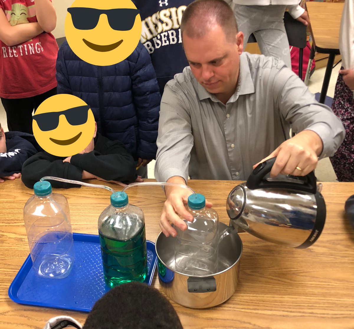 5th grade Ss <a href="/MarvinESNC/">Marvin Elementary School</a> were wowed by <a href="/pecktheeducator/">Michael Peck, Ed.D.</a>’s air pressure demonstrations today!  One said, “It’s magic!” Classmates responded, “It’s not magic, it’s science!”  Great to see such engagement and enthusiasm! #EmpowerED <a href="/AGHoulihan/">Andrew G. Houlihan</a> <a href="/UCPSNC/">Union County Public Schools</a> @UCPS_ICTeam <a href="/JaredWorthingt1/">Jared Worthington</a>