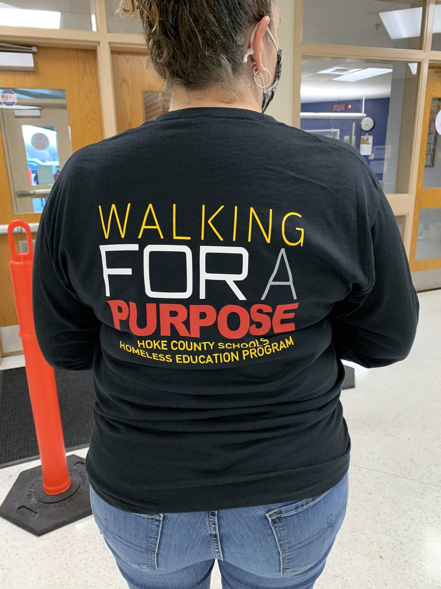 Principal0915's tweet photo. Gearing up for our HCS Walk for Hunger and Homelessness! Thank you to all of our schools for the collection of canned food and non-perishable items!! @Russchelle1 is ready to walk! @DSESracers @HokeCoSchools https://t.co/o0VCV1WgtW